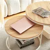 H.J WeDoo Set de 2 tables basses rondes, Ø(80 +60)cm Table Voir les images du produit 20
