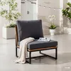 home24 Loungesessel - Polyester / Akazie Massiv - Grau / Produktbild-Vorschau 1