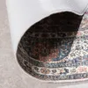 Volero - Outdoor Teppich Rund - Kairo Medaillon Bordeaux Produktbild-Vorschau 4