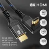 deleyCON 8K HDMI 2.1 Kabel 2m gewinkelt (270° Grad Winkel) Produktbild-Vorschau 4