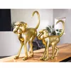 GILDE Dekofigur Skulptur Monkey  H. 34 cm,50659 Produktbild-Vorschau 2