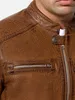 Veste en cuir pour homme Tazzio A803 (cognac, L) Voir les images du produit 6