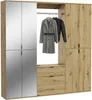 Garderobenkombination Artisan Eiche mit Spiegelglas, Produktbild-Vorschau 1