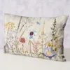 Poduszka dekoracyjna BLOMSTER, kwietny wzór, 100% bawełna Podgląd zdjęcia produktu 6