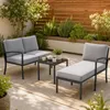 KOMFOTTEU Gartenmöbel Set, 3-teiliges Terrassenmöbel mit Produktbild-Vorschau 9