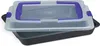Relaxdays Teglia da forno con coperchio, contenitore da Anteprima dell’immagine prodotto 7