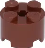 LEGO 2x2 Brique ronde rouge-brun Voir les images du produit 3