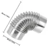 Tubo di scarico da 110 mm - Curva a 90 gradi - Uscita in Anteprima dell’immagine prodotto 4