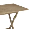 vidaXL Gartentisch Klappbar Grau 120x70x75 cm Massivholz Produktbild-Vorschau 7