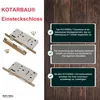Einsteckschloss 90/50 WC, mit Schließstück JANIA Z089, Produktbild-Vorschau 6