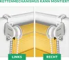 Estika Doppelrollo Klemmfix - 105 x 150 cm - Hellorange - Produktbild-Vorschau 4