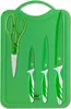 5tlg. Messerset KING® GRÜN 3 Messer, 1 Schneidebrett, 1 Produktbild-Vorschau 1
