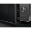 A close-up view of the open door and control panel of a microwave oven. Produktbild-Vorschau