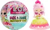 A LOL Surprise doll and its packaging are displayed against a white background. Produktbild-Vorschau