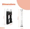 RMBO Klappbar Multifunktionsleiter 5 m lang, Soft-Closing, Produktbild-Vorschau 3