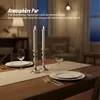 Candele a bastoncino LED Relaxdays, set da 2, A x P: 25 x 2 Anteprima dell’immagine prodotto 2