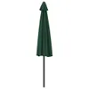 vidaXL Ombrellone da balcone con palo in alluminio verde Anteprima dell’immagine prodotto 5
