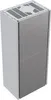 A white and gray fireplace insert shown from a three-quarter angle. Produktbild-Vorschau