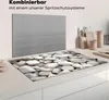 KitchenYeah© Herdabdeckplatte Steine - Schotter - Weiß , Produktbild-Vorschau 3