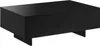 A black coffee table shown from a slight angle against a white background. Anteprima dell’immagine prodotto