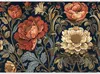 Vlies Fototapete - Tapestry Large Flowers Retro Floral Produktbild-Vorschau 2
