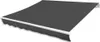 A dark gray awning is shown against a white background. Produktbild-Vorschau