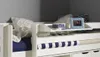 Vipack Hochbett Spielbett Pino, Kiefer massiv, MDF, weiß Produktbild-Vorschau 10