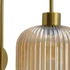 Olucia - CHARLOIS - Wandleuchte - Bernstein / Gold Produktbild-Vorschau 4