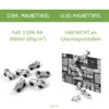 6 Magnete RENNAUTO für Magnettafel Kühlschrank Pinnwand Produktbild-Vorschau 2
