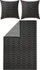REDBEST Wendebettwäsche anthrazit 1x 200x200 cm + 2x 80x80 Produktbild-Vorschau 1