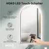 HOKO Miroir de salle de bain arc LED 60x100cm avec cadre Voir les images du produit 5
