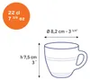 Le Gigogne - Tasse en verre transparent 22 cl (Lot de 6) Voir les images du produit 5