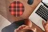MuchoWow® Mauspad Mousepad Tartan - Kariert - Rot - Muster Produktbild-Vorschau 3