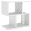 vidaXL Nočný stolík biely 50x30x51,5 cm odvodený výrobok z Náhľad obrázku produktu 2