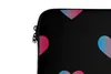 MuchoWow® Laptop Hülle 14 ZollLiebe - Rosa - Blau - Produktbild-Vorschau 3