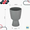 KOTARBAU® Bloempot Plantenpot met Sokkel ⌀ 14 cm PVC Productafbeelding-voorbeeld 3