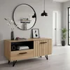 Fernsehschrank ‘Noppen’ mit Schublade und Tür 100 x 38 x 49 Produktbild-Vorschau 6