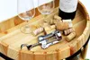 DanDiBo stojak na wino drewniana beczka na wino naturalne Podgląd zdjęcia produktu 4