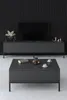 A modern living room setup with a TV on a console and a coffee table in front. Produktbild-Vorschau