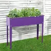 floraworld Metall-Hochbeet Gr. 1grün matt60 x 30 x 80 cm Produktbild-Vorschau 4