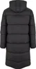 A back view of a black puffer jacket. Voir les images du produit