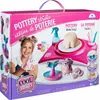 The image shows the product packaging for a pottery studio toy set. Produktbild-Vorschau