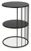 Runder Couchtisch RODA aus Metall, mit Ablage, Ø 52 cm Produktbild-Vorschau 1
