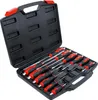 A set of screwdrivers in a black and red case, displayed against a white background. Produktbild-Vorschau