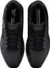 A top-down view of a pair of black Reebok sneakers. Voir les images du produit