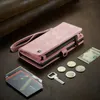 Caseme Samsung Hülle mit Zipper 2in1 Samsung S25 Ultra-Rosa Produktbild-Vorschau 7