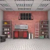 Relaxdays Nástěnný stojan na pneumatiky, pro 4 pneumatiky, Náhled obrázku produktu 5