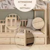Crazy Pine Letto a Casetta con Cassetto 90x200 cm – Letto Anteprima dell’immagine prodotto 8