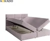 Boxspringbett - 160x200 - Rosa - mit Bettkästen - mit Produktbild-Vorschau 6