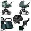 Kinderwagen Emjot EQ 3in1 grün Aluminium klappbar Produktbild-Vorschau 12